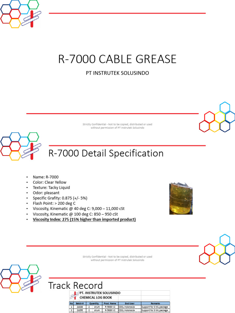 R-7000 Cable Grease Specifications | PDF | Liquids