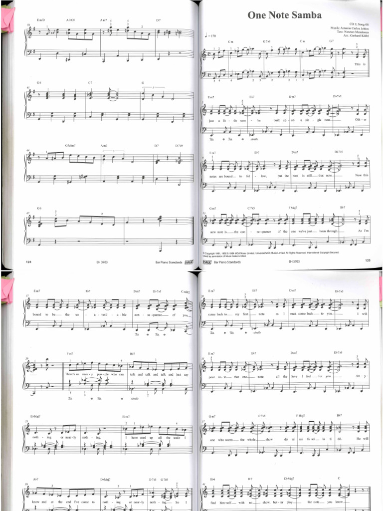 One Note Samba | PDF