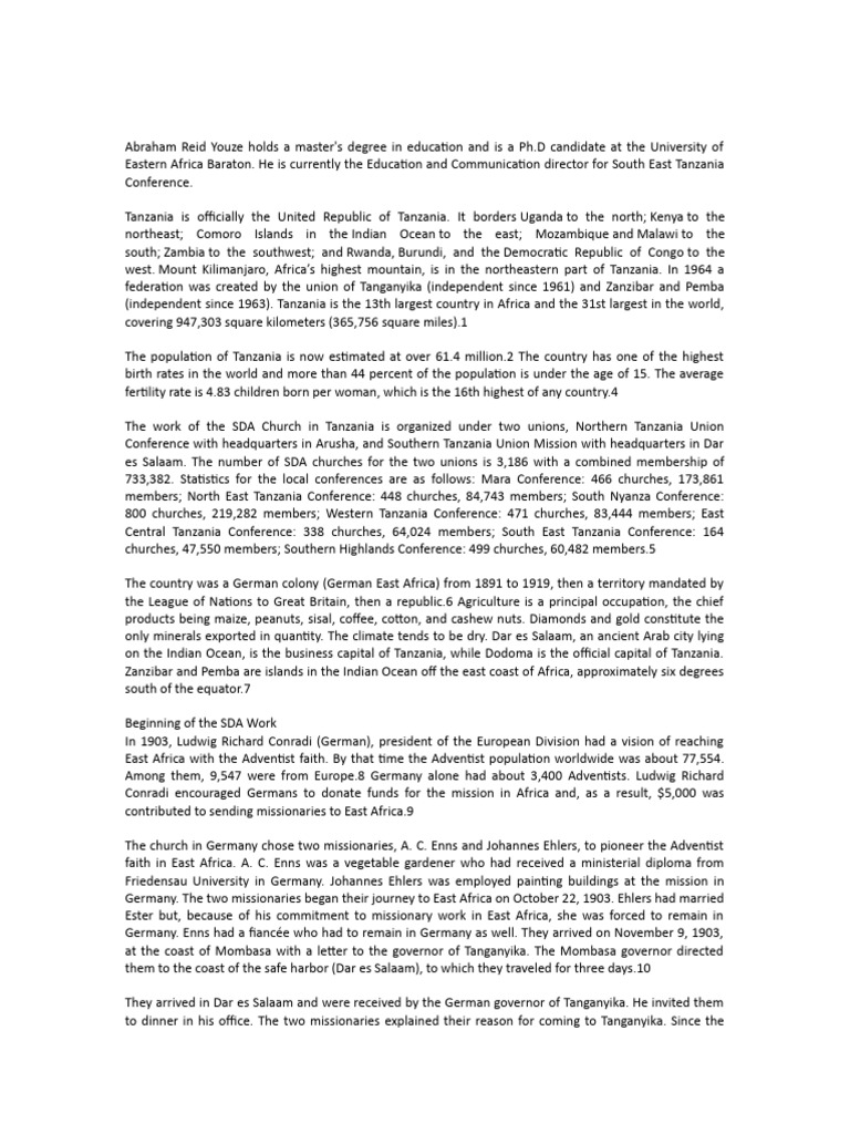 HISTORICAL EVENTS IN TANZANIA FROM 1961 TO 2002 WIKIPEDIA PDF visual data 2