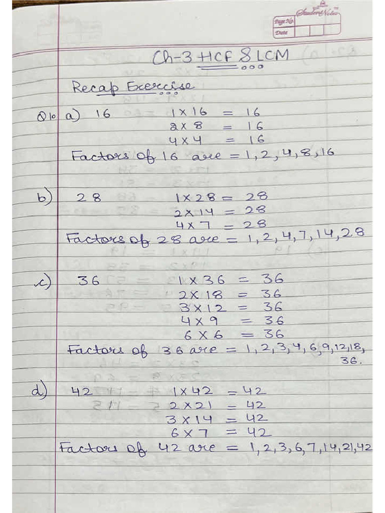 Math Chapter 3 | PDF