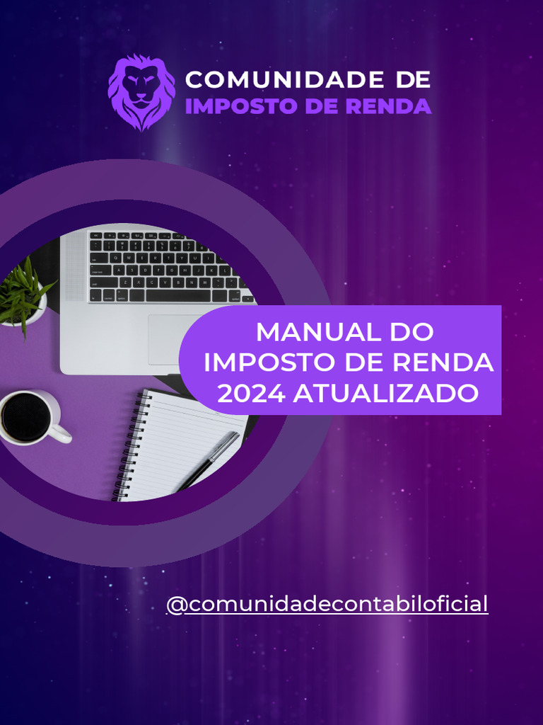 Manual irpf 2024 comunidade de irpf download gr tis pdf imposto