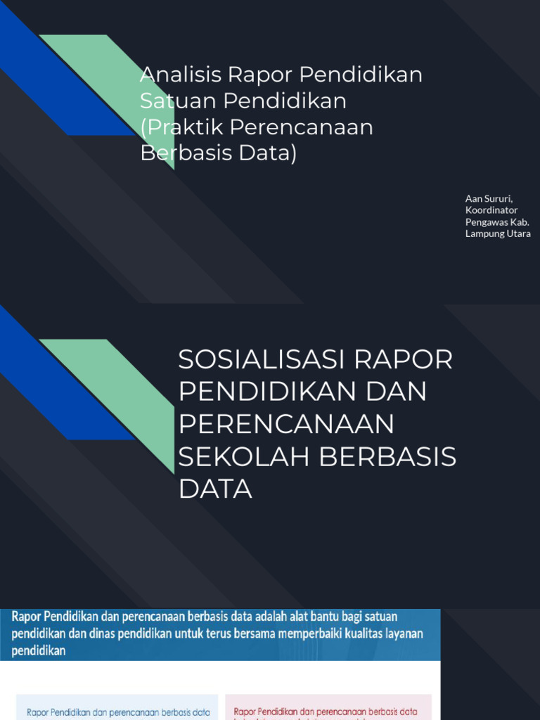 Analisis Rapor Pendidikan 2025 | PDF | Karier & Perkembangan
