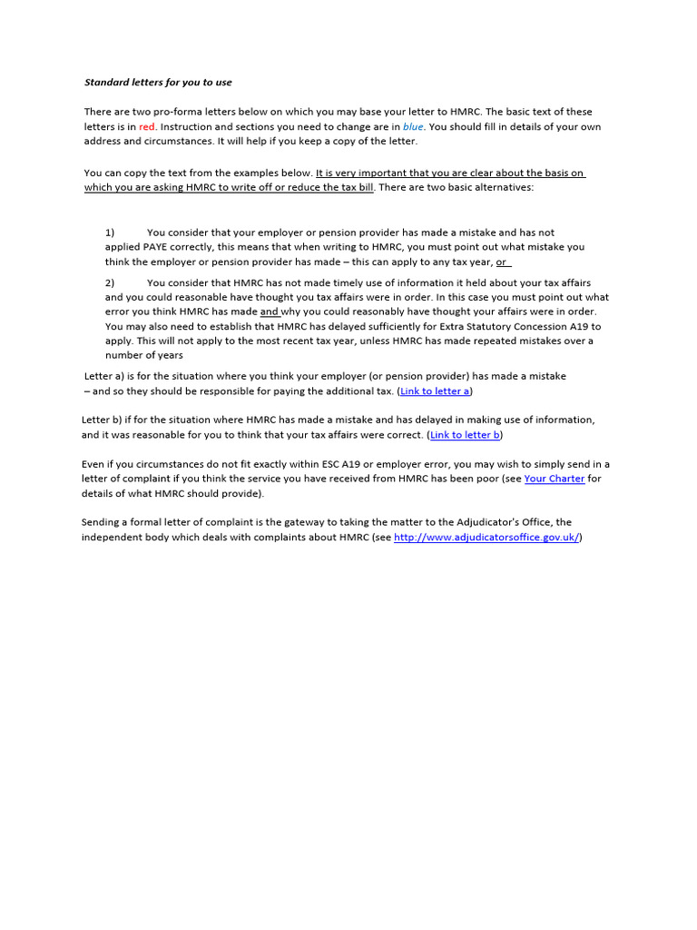 Standard letters for you to use 2013 2014 pdf taxes pension