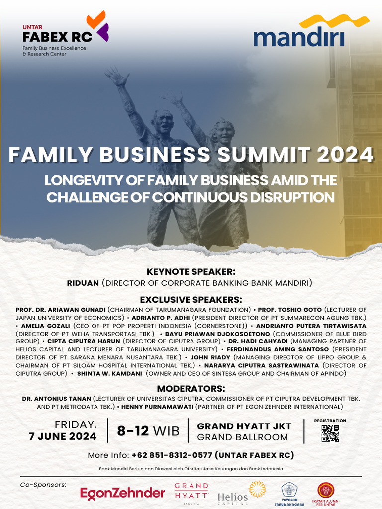 Family Business Summit 2024 Overview | PDF | Indonesia