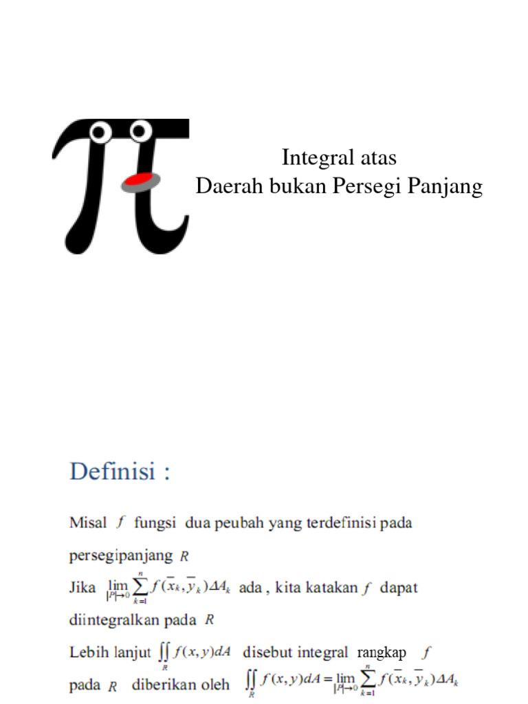 Integral Rangkap pada Himpunan Sederhana | PDF