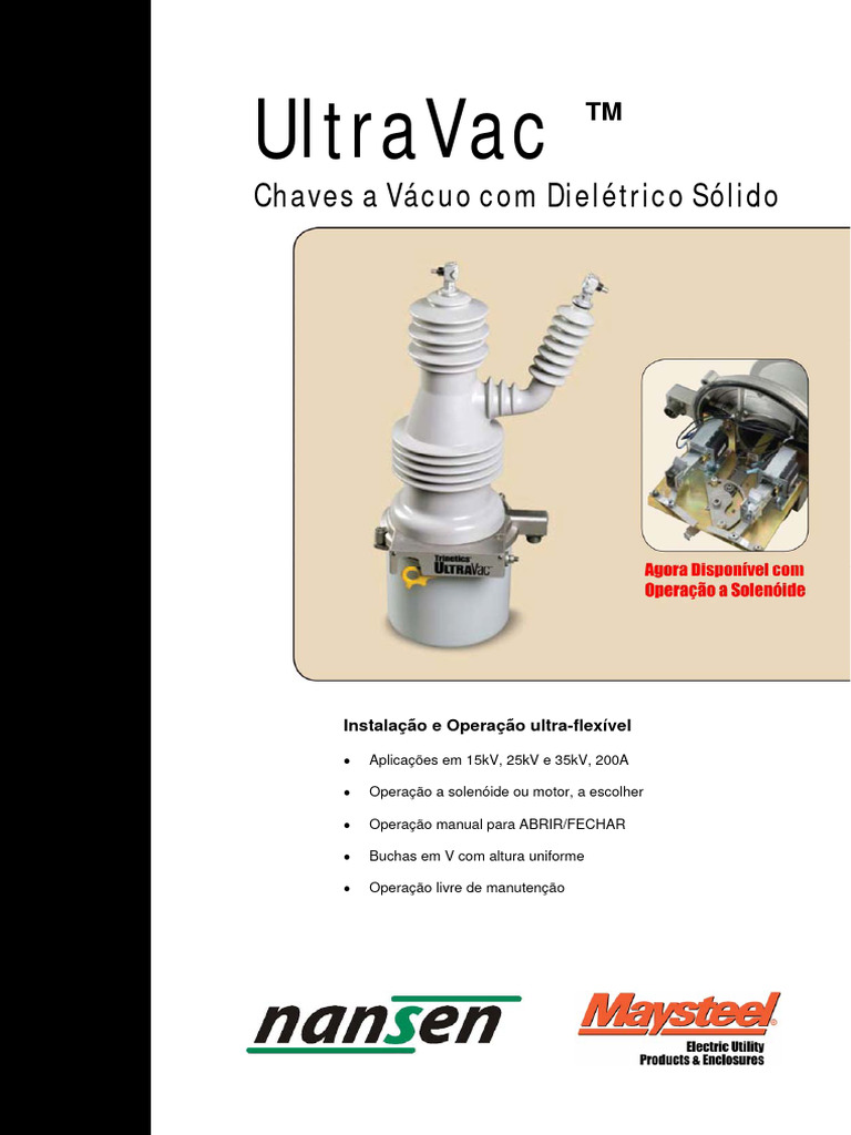 Chaves a Vácuo UltraVac: Flexibilidade e Confiabilidade | PDF ...
