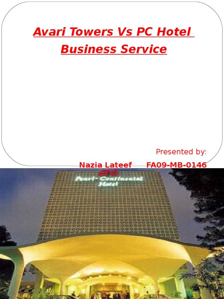 servicesmarketing-avari-vs-pc-pdf-hotel-marketing-research