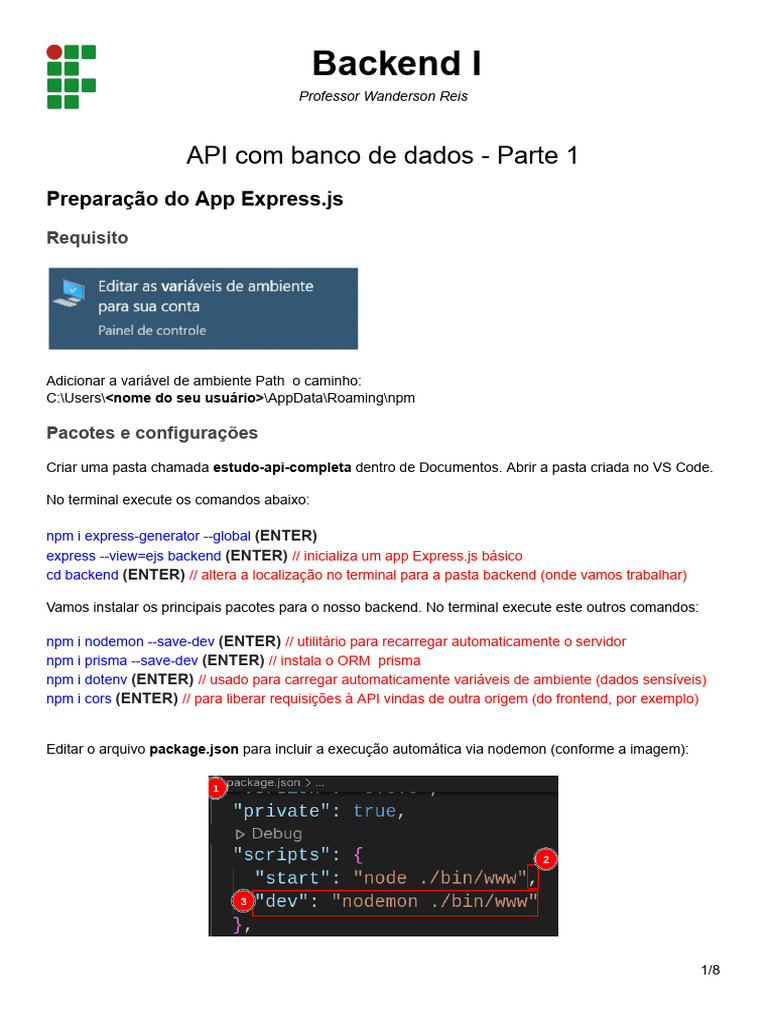 API com Express.js e Prisma: CRUD Users | PDF | Ciência da Computação ...