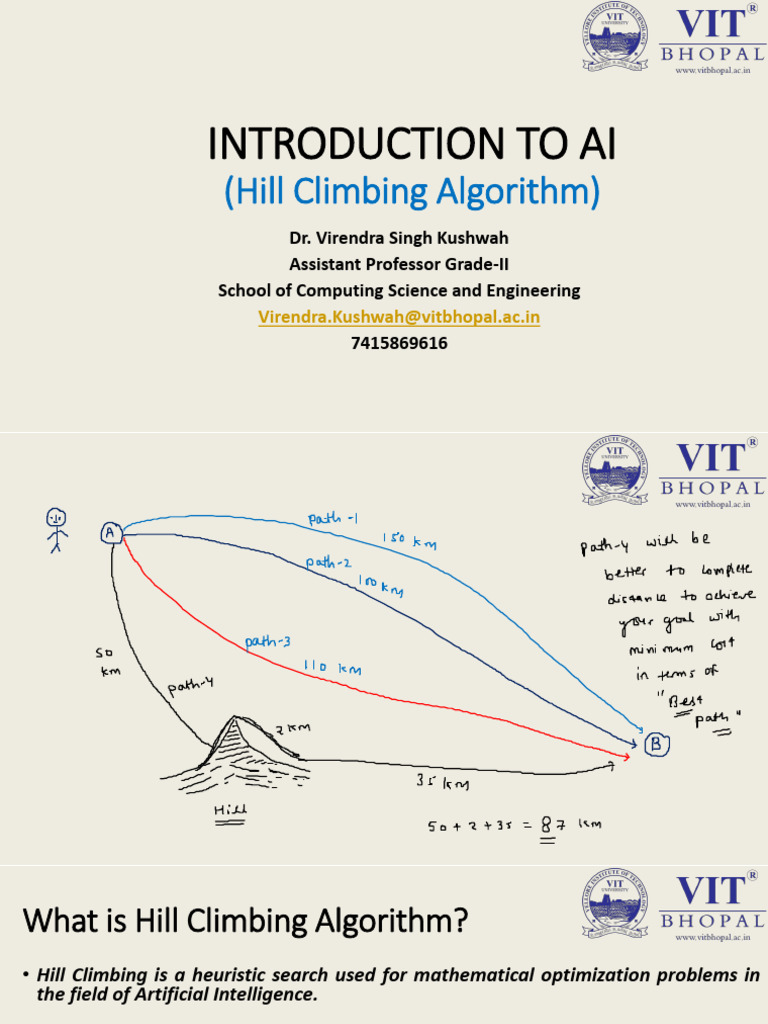 hill climbing algo | Download Free PDF | Mathematical Optimization ...