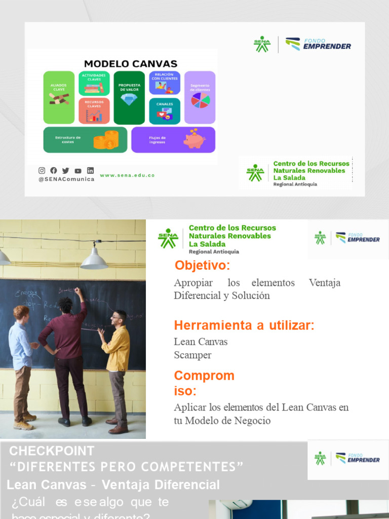 Presentacion Modelo Canvas | PDF | Modelo de negocio | Iniciativa ...