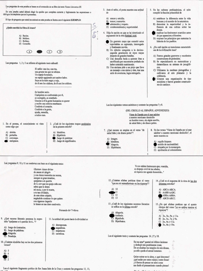 Literarios 3a1 | PDF