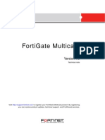 FortiGate Multicast Tech Note 01-400-96951-20090521