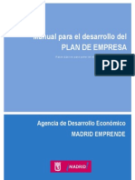 Manual Plan de Empresa Ayuntamiento de Madrid