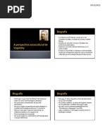 A perspectiva sóciohistórica de Vygotsky