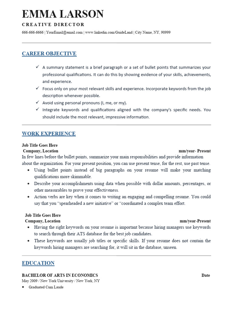 Resume template ATS Freindly 2 - 1726532664
