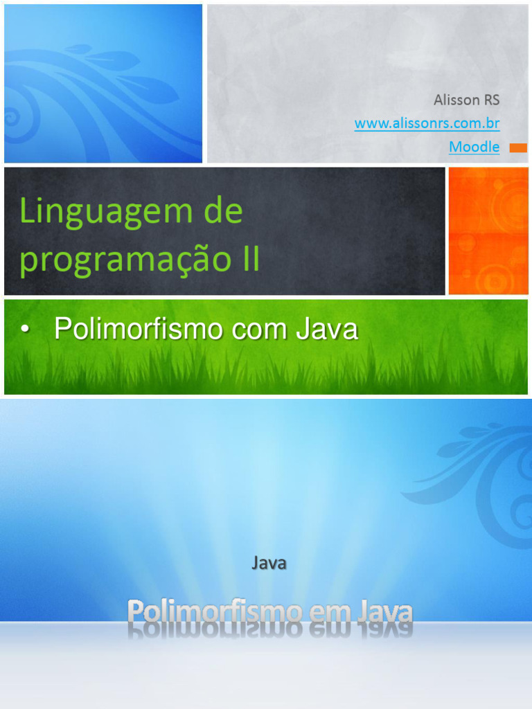LP2-15-Polimorfismo em Java | PDF | Classe (programação de computadores ...