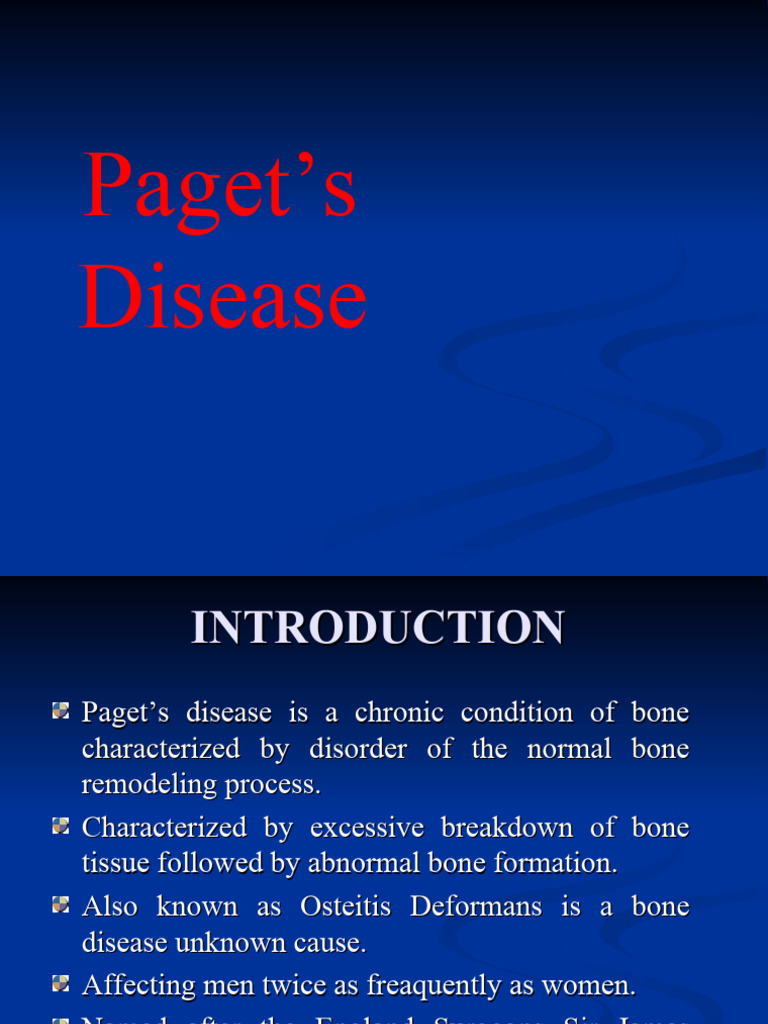 Paget Disease | PDF | Bone | Diseases And Disorders