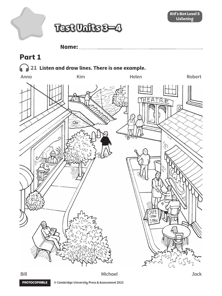 Kid's Box Level 5 Listening Test | PDF