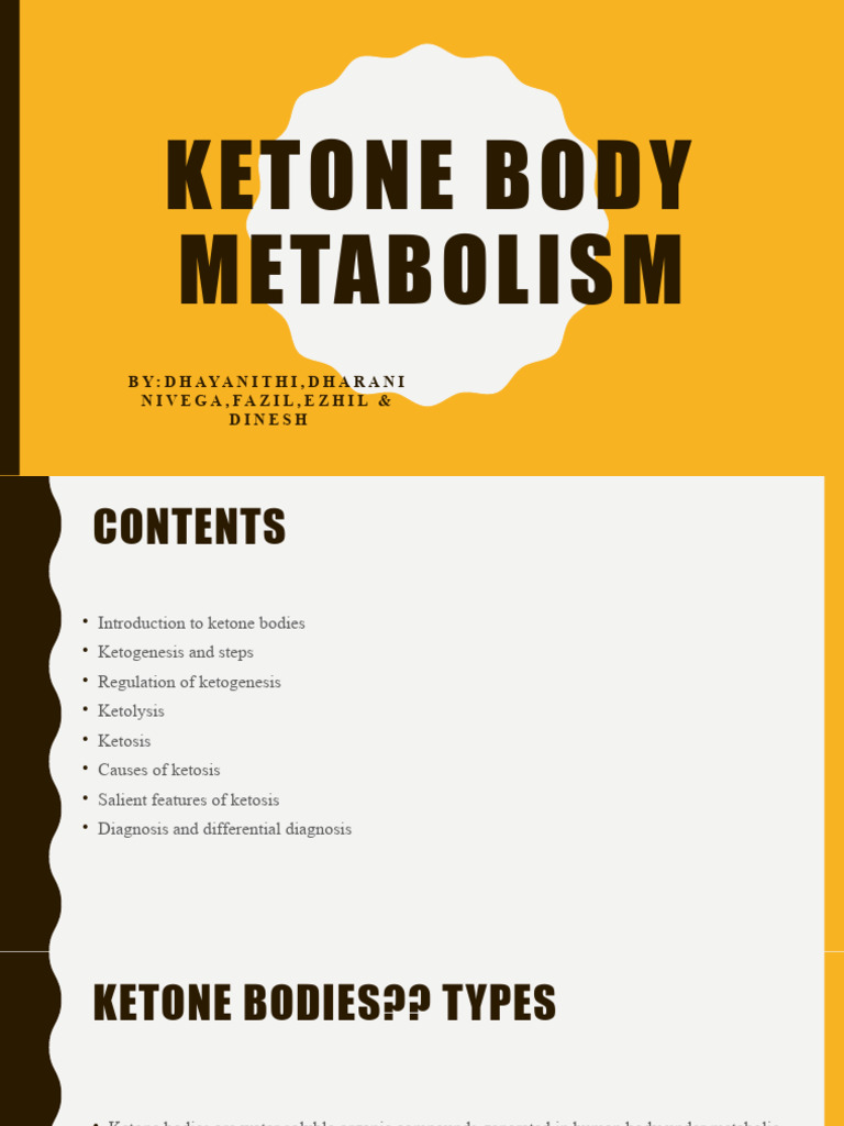 Ketone Metabolism 2 | PDF | Ketosis | Ketone