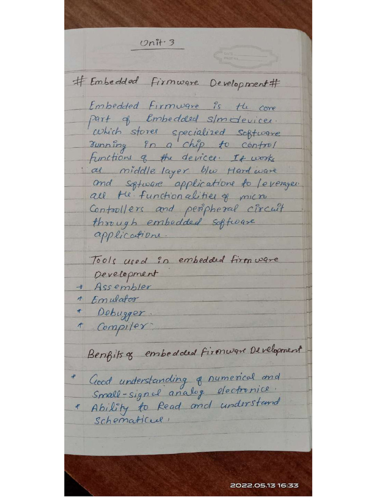 Embedded Unit 3 - Compressed | PDF