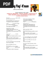 Wavin' Flag Lyrics by K'naan | PDF