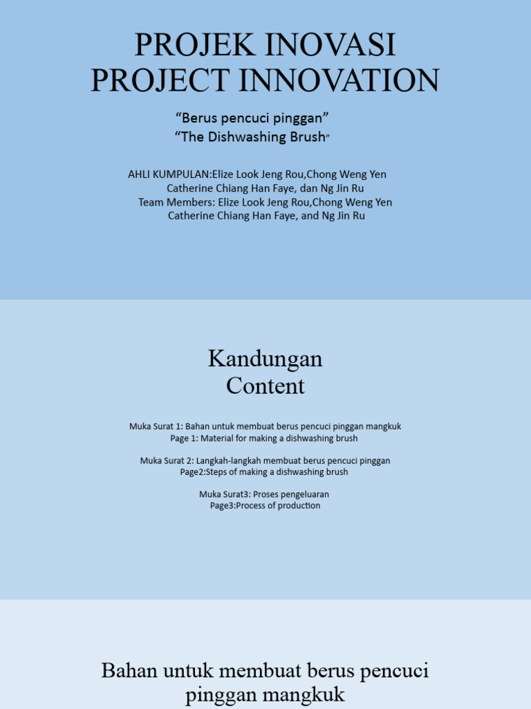 Projek Inovasi | PDF | Griya & Taman