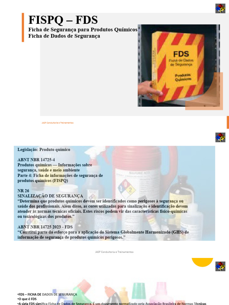 Ficha de Dados de Segurança (FDS) | PDF | Química