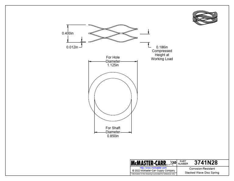 3741N28_CorrosionResistant Stacked Wave Disc Spring PDF