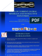 Glen Mpufane ICEM State of Current Global Minerals and Extractive Industries 