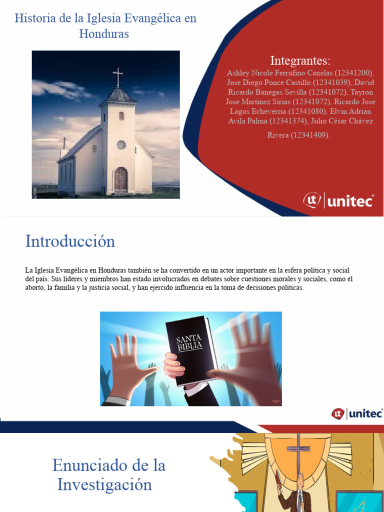 Historia de La Iglesia Evangélica en Honduras | PDF | Honduras ...