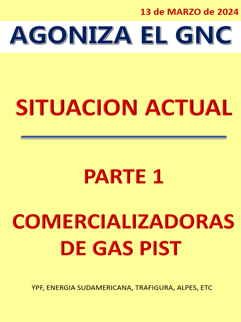 Crisis del GNC en Mendoza 2024 | PDF