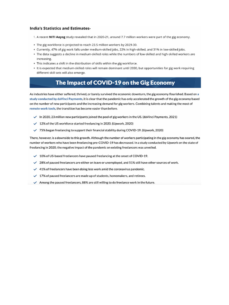 Gig Economy | PDF