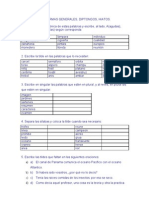 ACENTUACIÓN. NORMAS GENERALES, DIPTONGOS, HIATOS