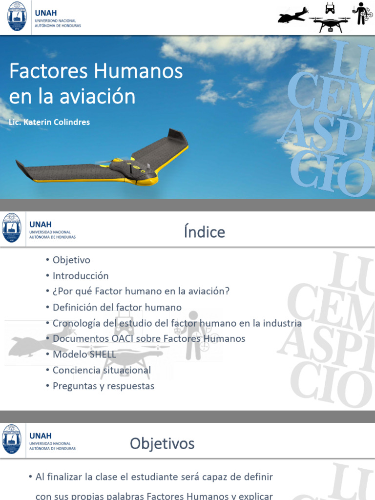 Factores Humanos y Modelo SHELL en Aviación | PDF | Conciencia de la ...