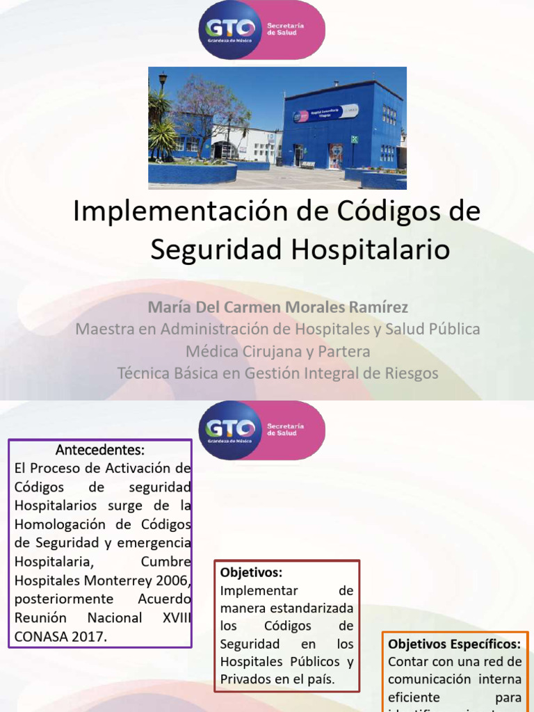 Codigos de Seguridad Hospitalaria HCV | PDF | Hospital | Paro cardíaco