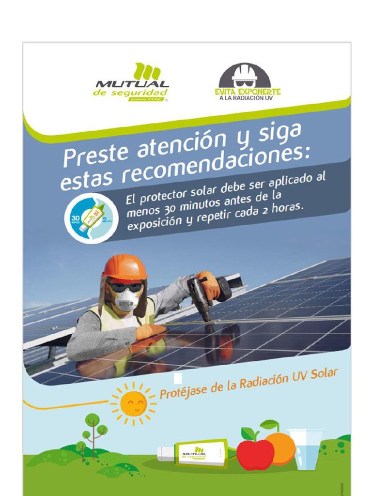 Afiche Mutual - Radiación Uv Solar | PDF