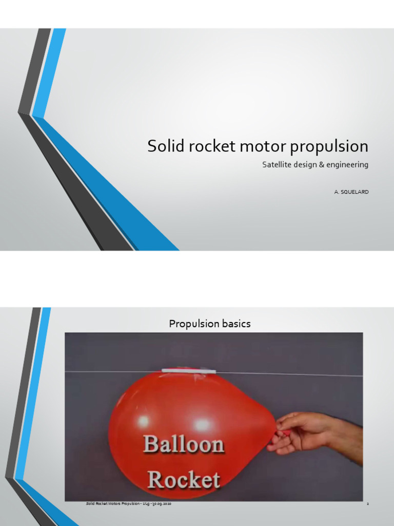 2020 2021 05 - Solid Rocker Motor Propulsion - 2020929203 | PDF ...