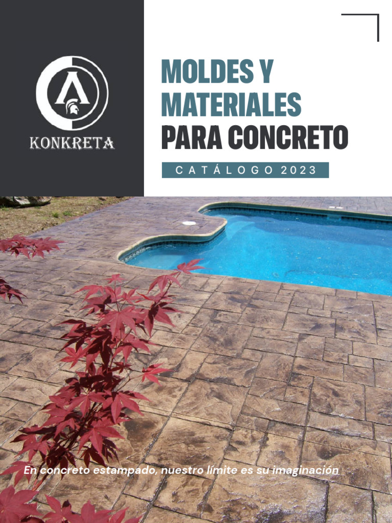 Catálogo de Moldes para Concreto 2023 | PDF | Hogar, jardinería y bricolaje