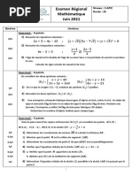 Contrôle N°2 Math 3AC Semestre 2 | PDF