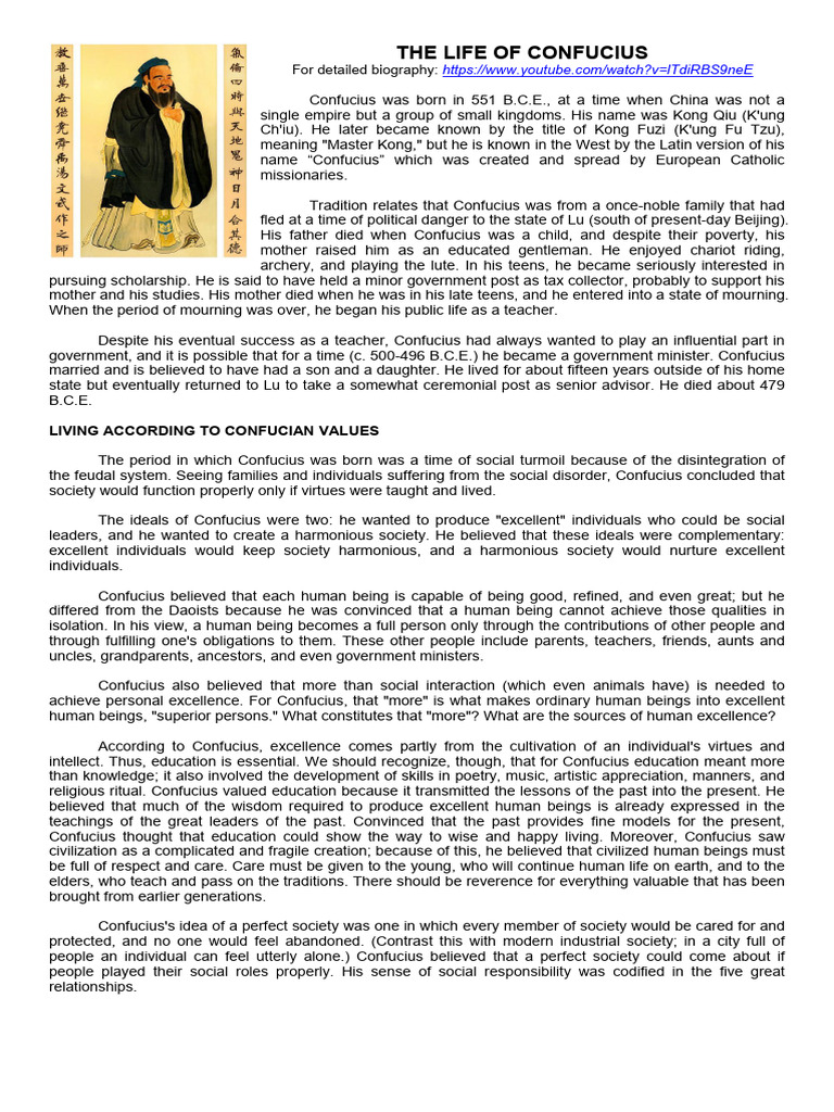 Confucianism | PDF | Confucianism | Analects