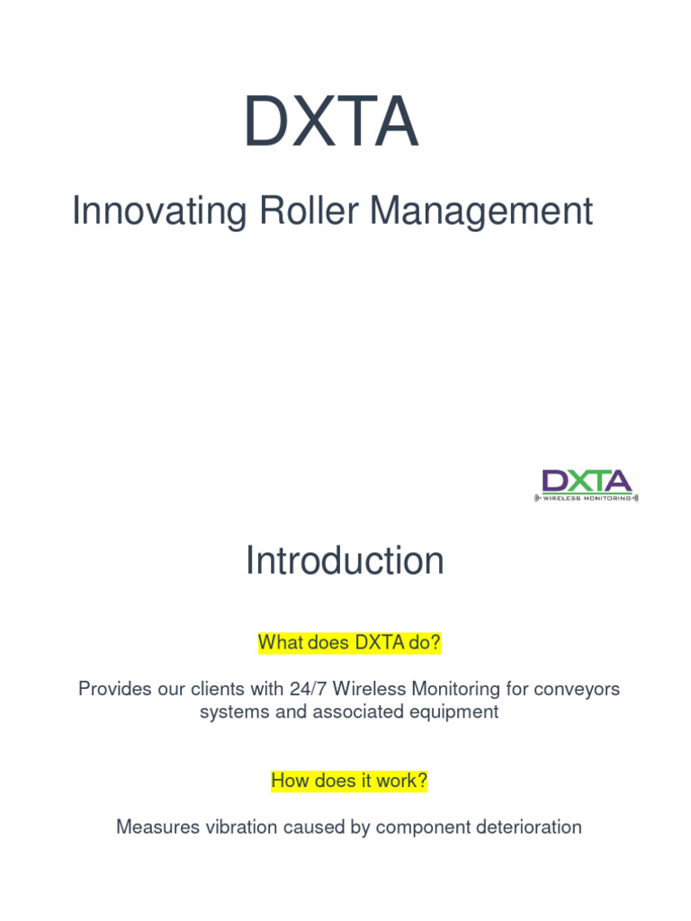 Roller Management Presentation | PDF | Belt (Mechanical)