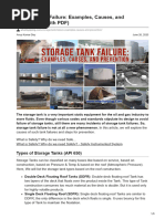 Storage Tank Failure: Causes & Prevention | PDF | Oil Refinery | Tanks