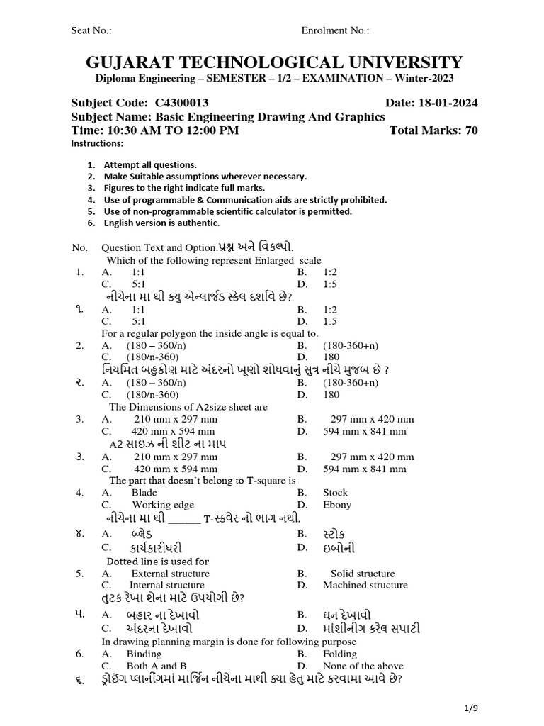Gujarat Technological University | PDF