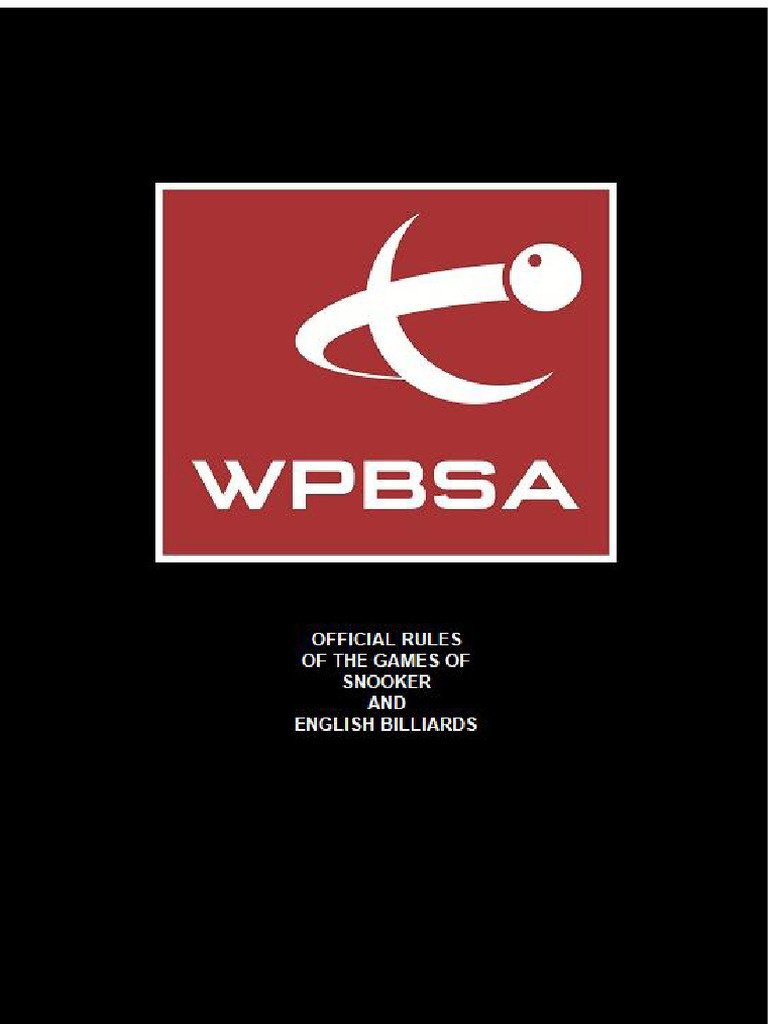 Snooker-and-Billiards-Rules | PDF | Snooker | Ball Games