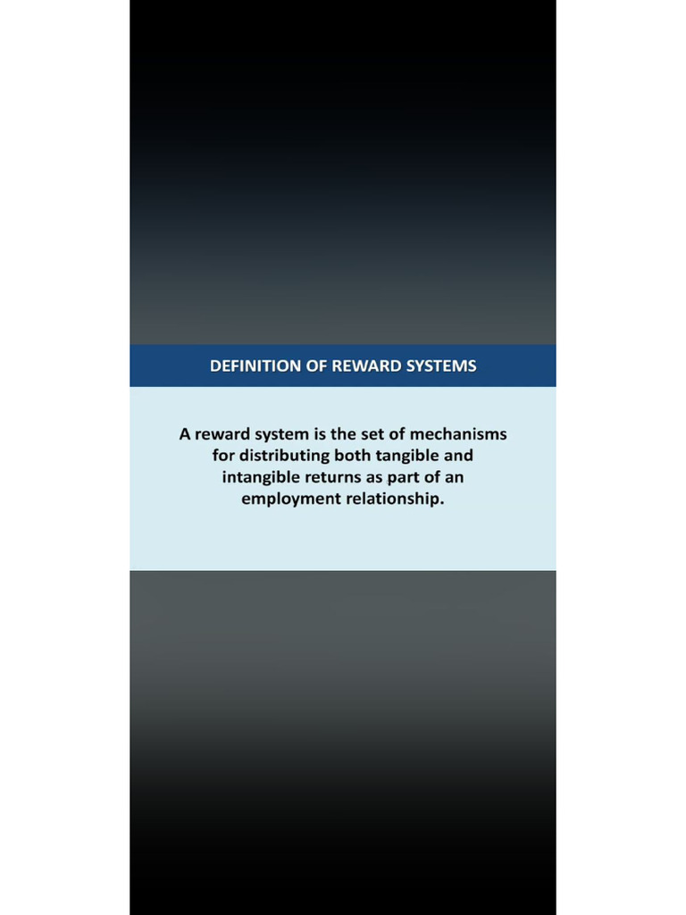 Rewarding Performance | PDF