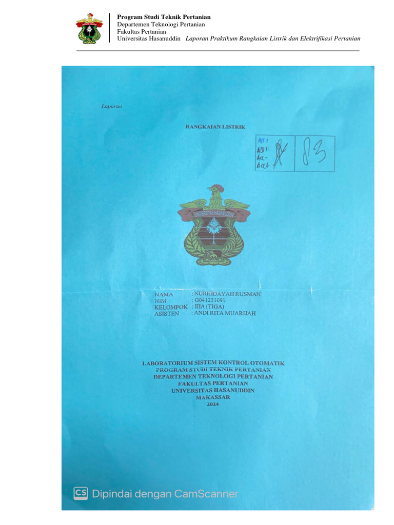 Nurhidayah Rusman Laporan Rangkaian Listrik Pdf
