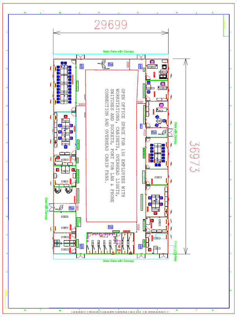 Office Space Layout and Specifications | PDF | Computing | Computer Science