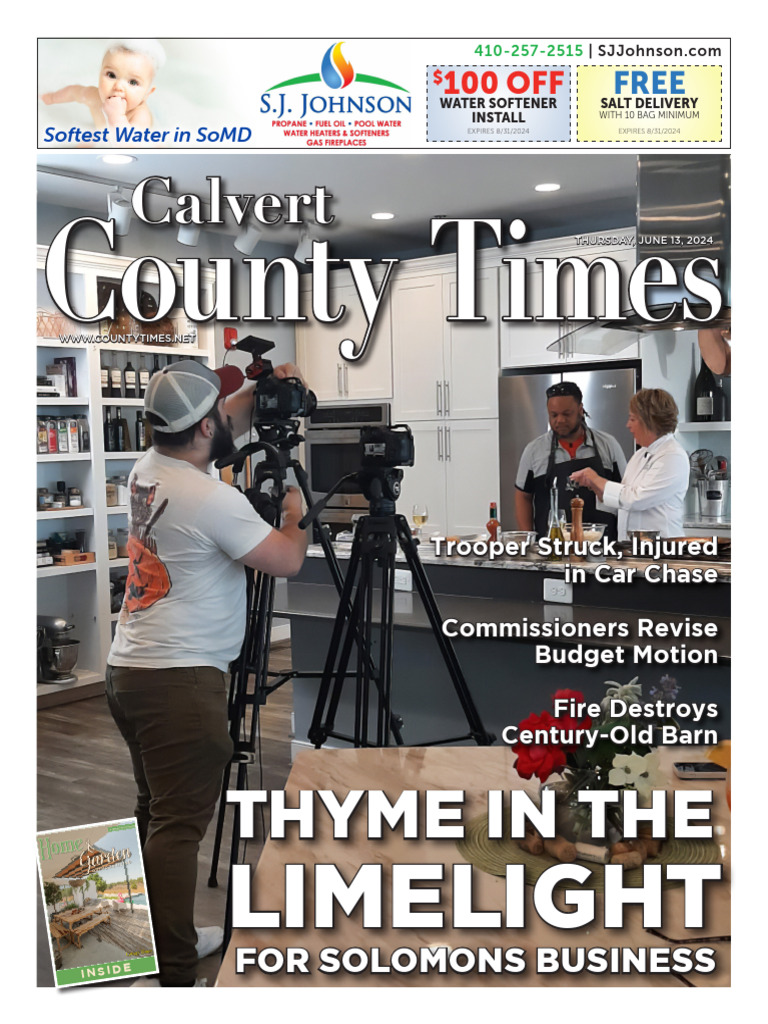 2024 06 13 Calvert County Times PDF Police Chief Financial Officer