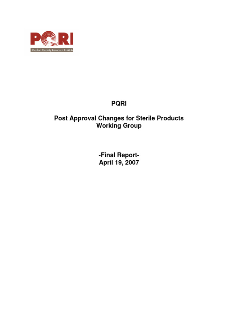 PAC Final Report 041907 | PDF | Risk | Risk Assessment