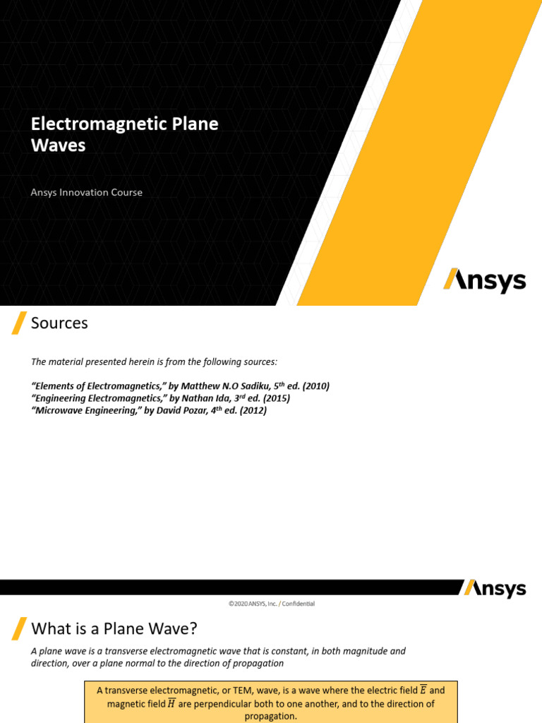 Understanding Electromagnetic Plane Waves | PDF | Polarization (Waves ...